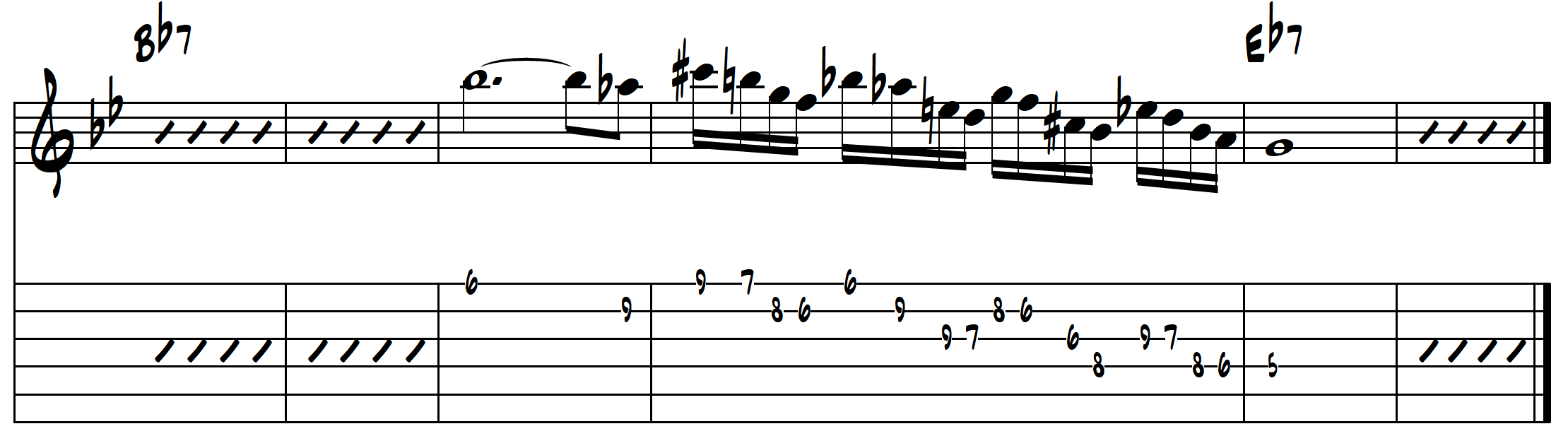 Putting the Coltrane Diminished patter to use for altered dominant chord notes